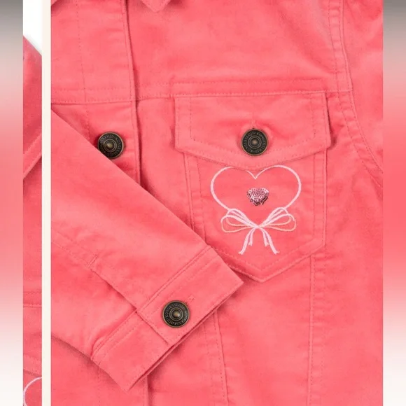 Konges Slojd NEW NWT Pink Lucky Jacket - Pink Flamingo Plume (18M) - Picture 7 of 11